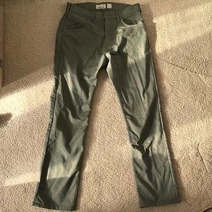 Patagonia Olive pant. Part of their worn wear collection. Feels more like denim